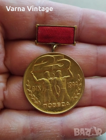 Медал ЗАВОЮВАЛ ПАСПОРТ на ПОБЕДАТА., снимка 2 - Антикварни и старинни предмети - 53350630