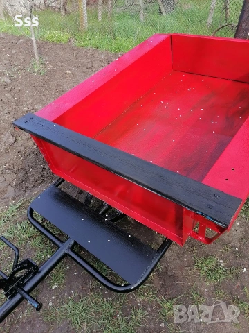 Ремарке за мотофреза със спирачки , снимка 3 - Ремаркета - 54018874