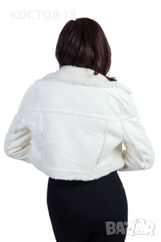 Зимно късо дамско яке 4261 , снимка 12 - Якета - 52500585