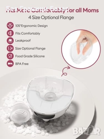 Нова Електрическа двойна преносима помпа за кърма, 4 режима, 9 нива, снимка 5 - Помпи за кърма - 52306093