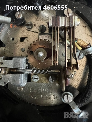 Ретро телефон с метален корпус и бакелитова слушалка.Siemens & Halske., снимка 12 - Антикварни и старинни предмети - 52207488