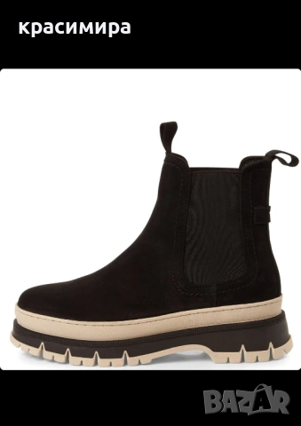 Боти велур Tamaris, снимка 6 - Дамски боти - 52788557