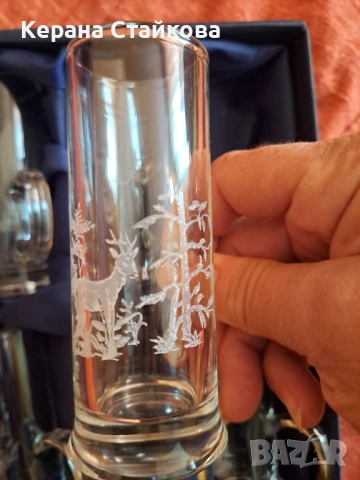 Комплект 6 чаши,за алкохол, снимка 6 - Сервизи - 54013747
