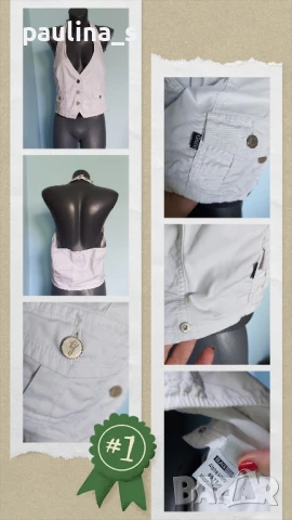 Три различни броя / Къс дънков елек "Force" jeans, "miss Latina" и "G3000" black out , снимка 15 - Елеци - 51314938