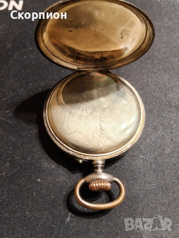 Швейцарски СРЕБЪРЕН джобен часовник - WALDO - 1901г.  - 10 РУБИНА - ПРОМОЦИЯ, снимка 18 - Джобни - 46785195