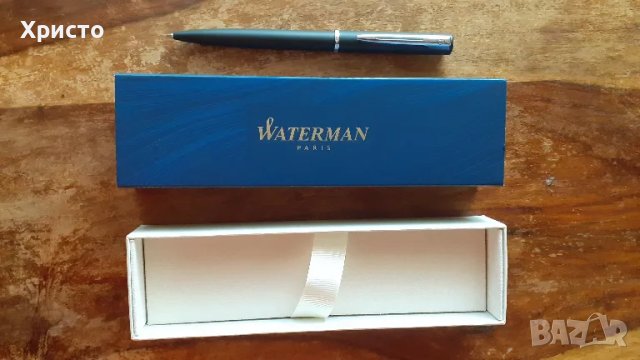 химикалка Waterman Allure Уотърман черна, чисто нова, елегантна, произведена във Франция, оригинал, снимка 4 - Ученически пособия, канцеларски материали - 47769139