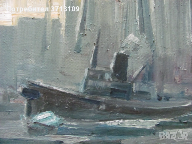 Картина, художник GUNNAR SÖDERMAN (1900-1974) масло, подпис, снимка 4 - Картини - 51513343