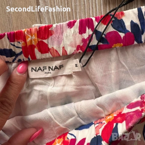 NAF NAF дамска пола размер М памук вискоза нова , снимка 2 - Поли - 54173120