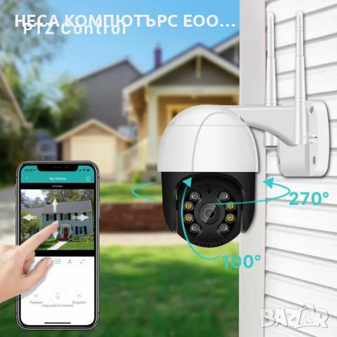 IP-Camera - 2mpx - Wifi - въртяща се, снимка 3 - IP камери - 45383869