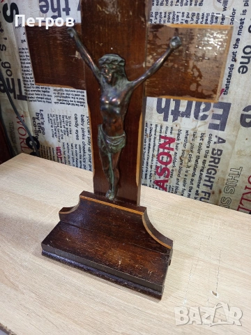 Разпятие/Кръст, снимка 6 - Антикварни и старинни предмети - 53179900