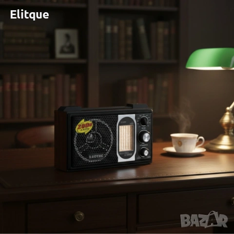 Преносимо радио Leotec LT-2008 — класически дизайн и AC/DC захранване