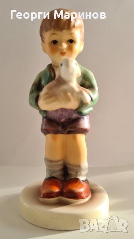 Goebel Hummel, порцеланова фигура, I'll protect him, Sei nicht bang, номер 483, 1987 г., 85 лв, снимка 1 - Колекции - 46105202