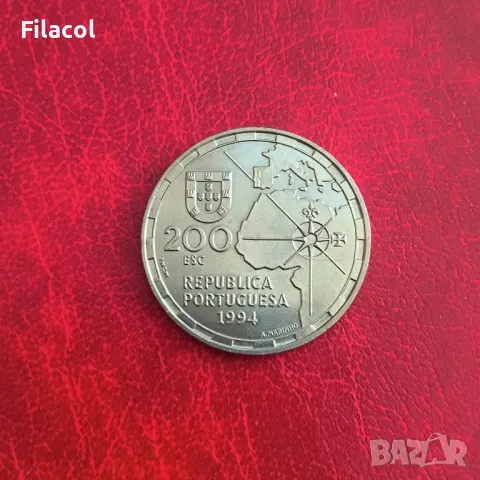 Португалия 200 ескудо 1994 Разделяне на териториите