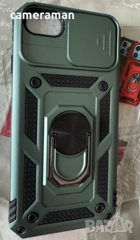 Кейс с протектор за камера HQWear Hybrid Armor Camshield за iPhone 7, снимка 4 - Калъфи, кейсове - 53933904