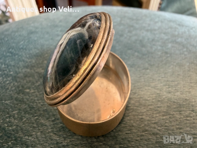 Сребърна кутийка за бижута с лабрадорит №8024 , снимка 4 - Други ценни предмети - 53973638