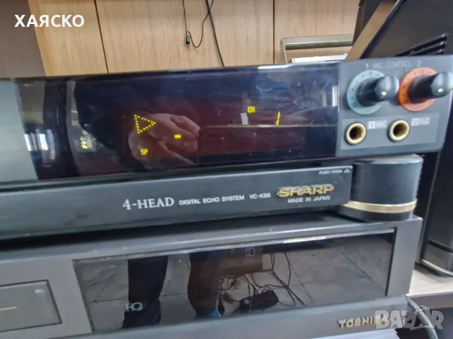 SHARP-K88 VHS PLAYER, снимка 4 - Плейъри, домашно кино, прожектори - 49922419