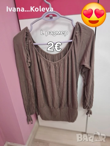дамски дрехи Л/Хл размер, снимка 9 - Тениски - 54296827