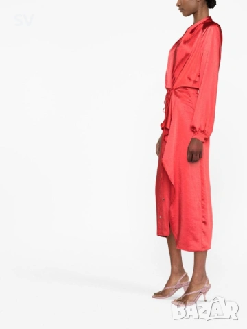Pinko червена рокля М размер , снимка 4 - Рокли - 53529426