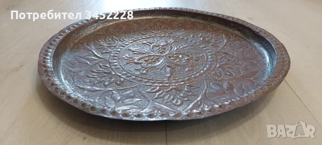 пано медно голямо 42см за ценители , снимка 5 - Пана - 50326806