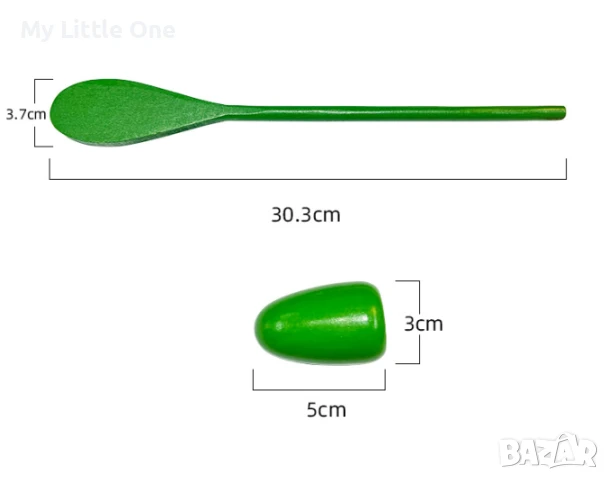Дървена игра за баланс с яйца, снимка 5 - Образователни игри - 50998266