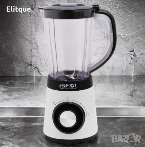 Блендер с мощност 500W, Пулс функция, 2 нива на скорост, 4 остриета от неръждаема стомана FIRST, снимка 5 - Друга електроника - 52854705