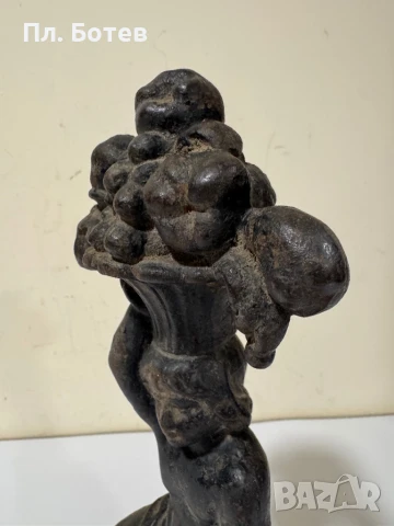 Стара чугунена фигура/скулптура, снимка 6 - Други ценни предмети - 51409004