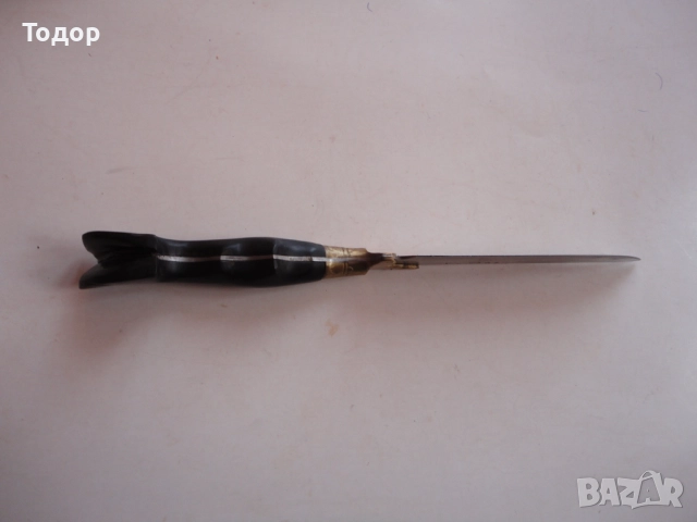 Майсторски ловен нож каракулак с кания 3, снимка 3 - Ножове - 52825831