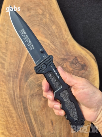 Масивен сгъваем нож DARK OPERATIONS StratoFighter,CTV 2, снимка 9 - Ножове - 52814254