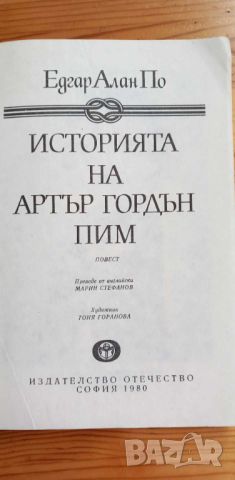 Историята на Артър Гордън Пим - Едгар Алан По, снимка 2 - Детски книжки - 46608134