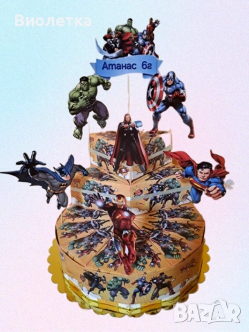 Картонени торти за детски рожден ден – по поръчка, снимка 6 - Други услуги - 53463642