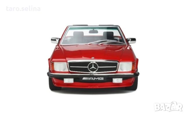 Mercedes-Benz R107 500 SL AMG Signal Red 1986 Model By Otto Mobile 1:18, снимка 3 - Колекции - 45396473