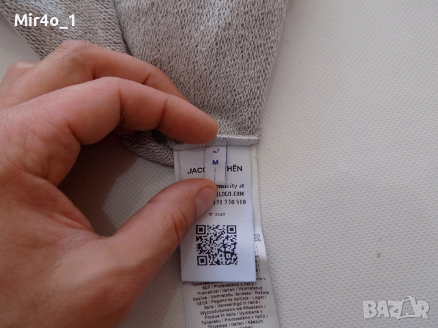 блуза jacob cohen milano тениска фанела худи пуловер горнище суичър мъжка оригинална M, снимка 6 - Блузи - 42450401
