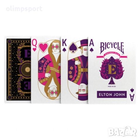 карти за игра BICYCLE ELTON JOHN нови , снимка 3 - Карти за игра - 46704806