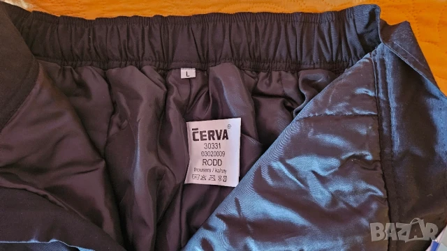 Работен зимен панталон топлозащитен нов размер L, черен цвят, снимка 8 - Панталони - 50582952