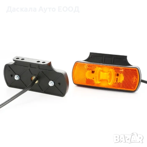 1бр. ЛЕД габарит с 4 диода и рефлектор 12-24 волта , 3 цвята , ПОЛША, снимка 8 - Аксесоари и консумативи - 29253030