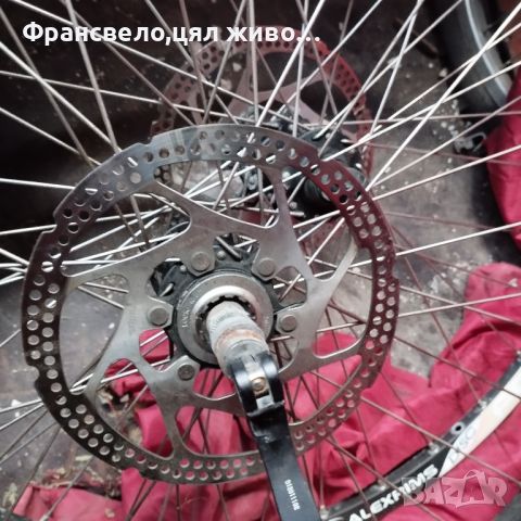 Чифт 26 цола капли за велосипед колело Shimano deore с дискове център лоок 160, снимка 3 - Части за велосипеди - 46798974