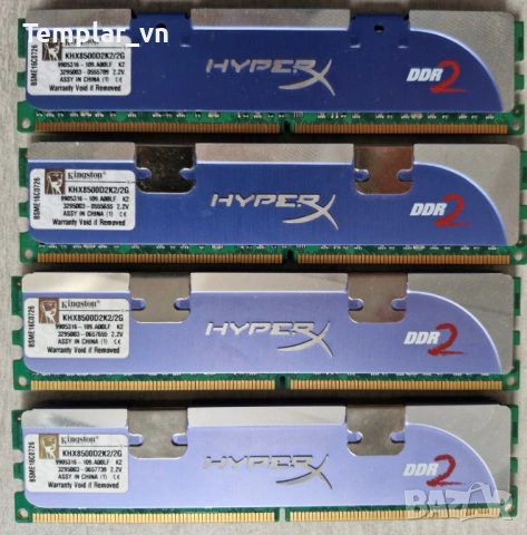 Adata VITESTA EXTREME 4x1 GB DDR2 800+ 444 // Kingston HYPER X 4x1 GB DDR2 1066 555, снимка 3 - RAM памет - 43674621