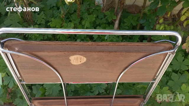 Руска помощна бар масичка, сгъваема на колелца, снимка 5 - Други - 50985157