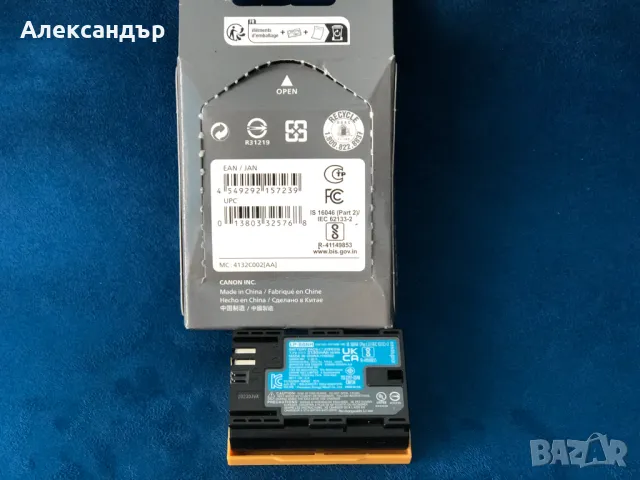 Батерия Canon LP-E6NH 2130 mAh, снимка 3 - Батерии, зарядни - 48649248