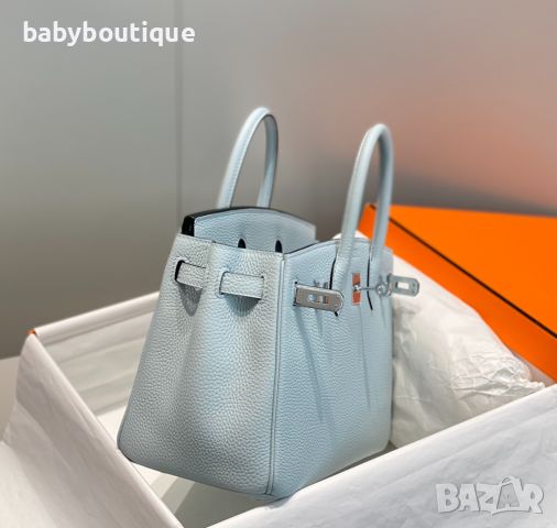 Hermes Birkin Holy Grail Blue, снимка 3 - Чанти - 45396701