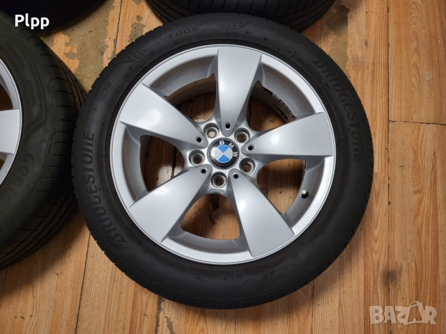 Bmw 17" 5x120 с гуми 225/50/17 оригинални джанти , снимка 4 - Гуми и джанти - 52638085