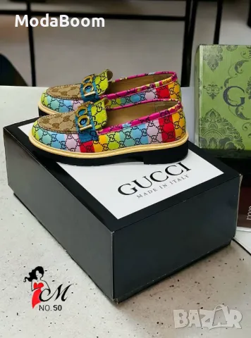 Gucci естествена кожа официални дамски обувки , снимка 6 - Дамски елегантни обувки - 48501807