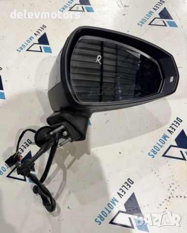 8V5857410S9B9 дясно огледало от Audi A3 1.0 TFSI, двигател CHZ, ск. кутия DSG 7 S-tronic SST, седан