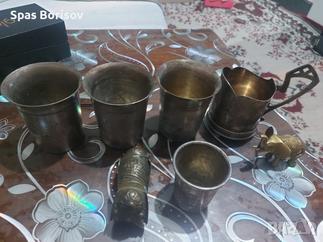 стари чаши сребърни , снимка 2 - Антикварни и старинни предмети - 53803173
