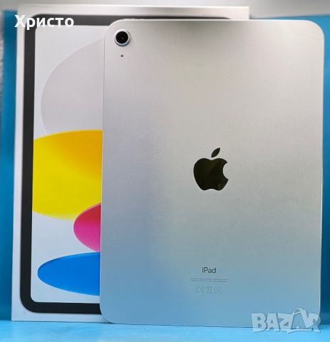 ГАРАНЦИОНЕН!!! Apple iPad 10 (2022), 10.9", 64GB, Wifi, Silver, снимка 4 - Таблети - 46447996