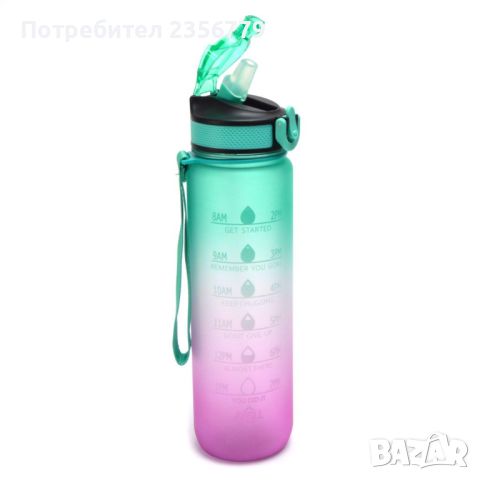 Бутилка за вода, изработена от PVC материал различни цветове, снимка 1 - Буркани, бутилки и капачки - 46227067