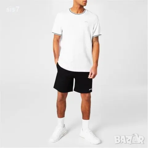 Мъжка блуза Slazenger T Shirt в светло синьо., снимка 2 - Тениски - 47296751