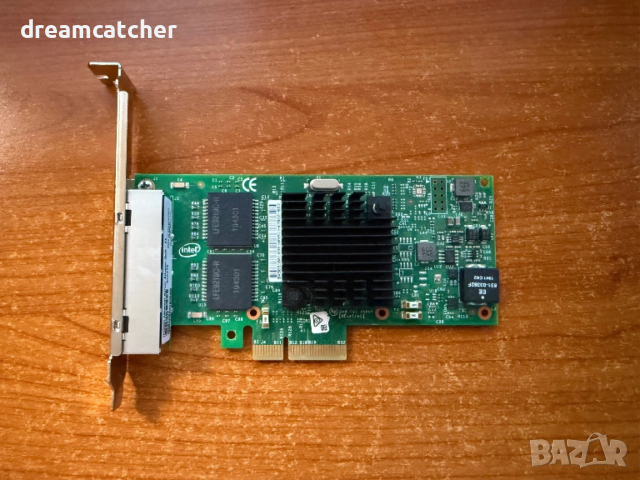 Оригинален Intel Ethernet I350-T4 4-Port 1Gb NIC - 4-ри портов адаптер, снимка 3 - Мрежови адаптери - 54140879