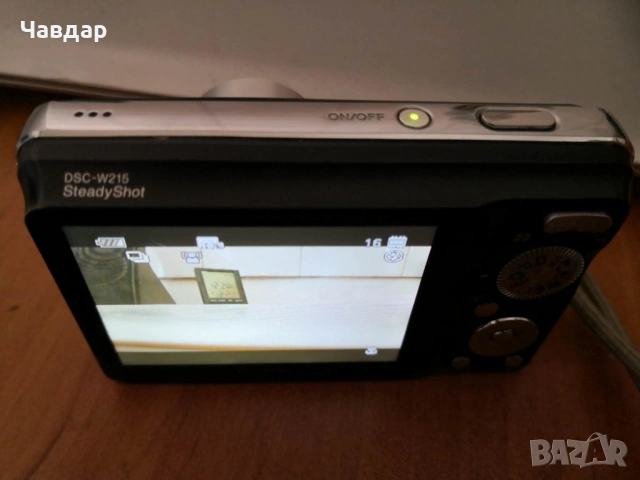 Фотоапарат Sony W215, снимка 2 - Фотоапарати - 42449375