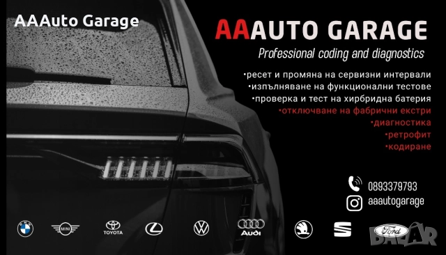 Отключване на екстри, Кодиране, Ретрофит, Диагностика